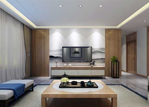 世茂悅海168平米新中式風(fēng)格效果圖 世茂悅海168平米新中式風(fēng)格效果圖