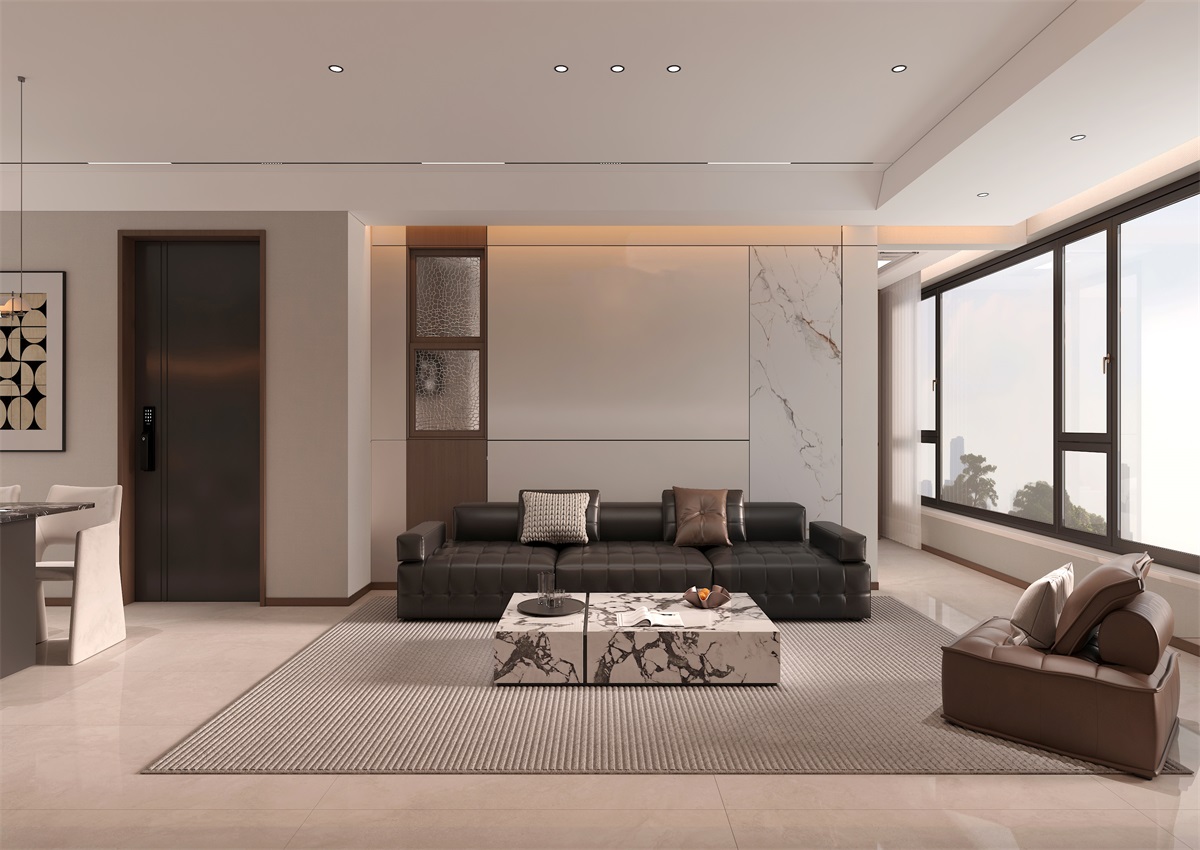 玉庭華府131㎡ | 現(xiàn)代意式+美拉德色系，濃郁棕調(diào)的電影氛圍直接封神！