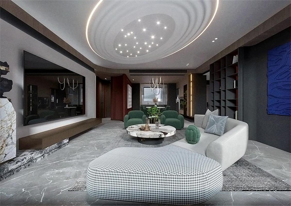 中海九樾143㎡ | 你不敢嘗試的暗黑系混搭風，到底有多炫酷？！