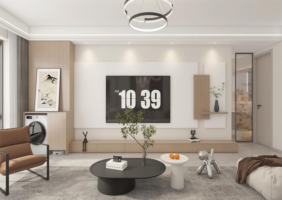 紫辰府128㎡ | 『奶油風(fēng)』不是刷個(gè)大白墻！溫馨、顯大、好打理才是核心！