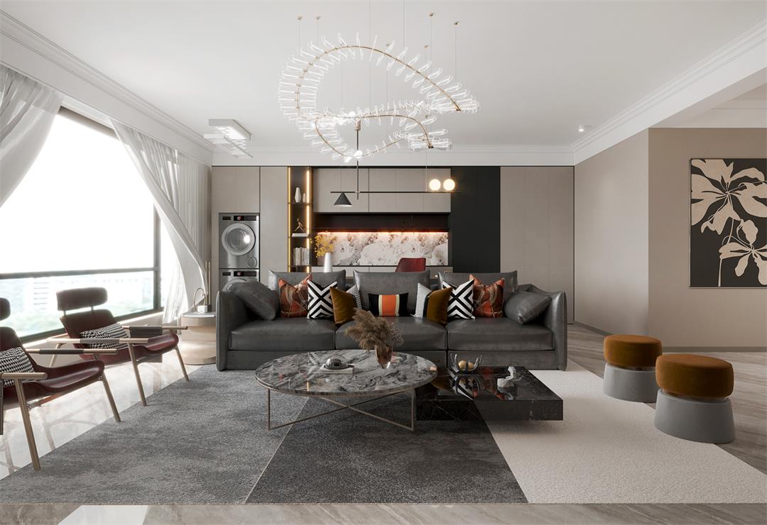 民生北府133㎡ | 沒跟風(fēng)！自己做主裝了現(xiàn)代風(fēng)的家，實(shí)用又耐看！