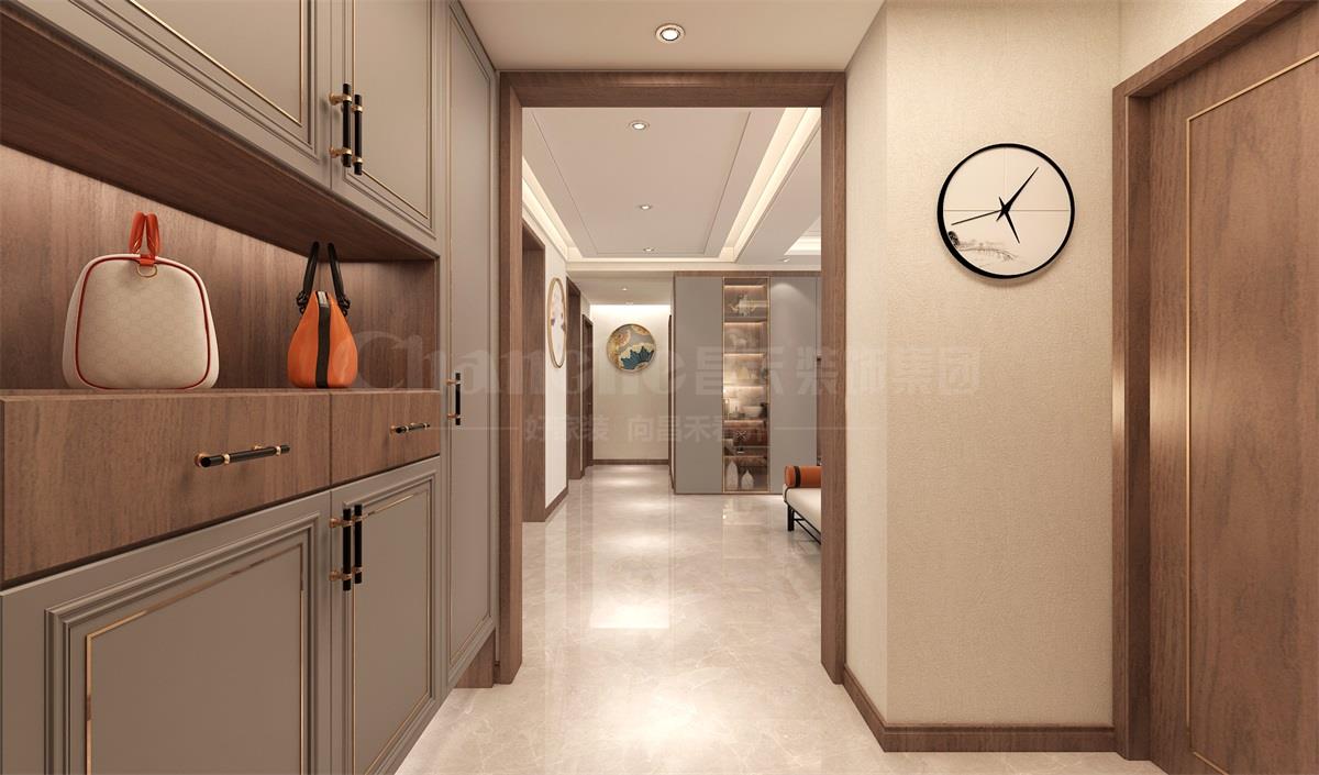 璽云臺(tái)140平米現(xiàn)代簡約裝修效果圖 